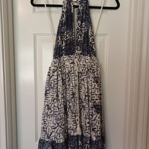 Backless Free People indigo mini